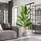 2PCS 6.5' Tall Artificial Banana Tree w/ 27 Large Leaves Natural Bark